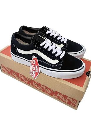 Кеды кроссовки Vans WHITE BLACK Shoes Unisex Leisure Low Tops Skate Light Breathable VN0A38G19M1 black white