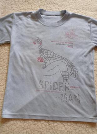 Х сіро блакитна дитяча футболка людина павук