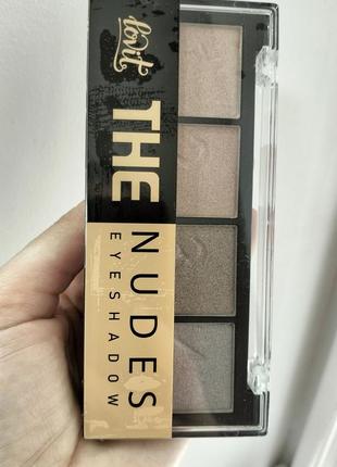Тени для век "lovit the nudes" палетка 4 цвета