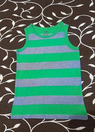 Майка літня 100% бавовна на хлопчика 5-6 років, фірми h&amp;m