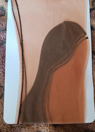 Нейлоновые чулки со швом и пяткой под пояс