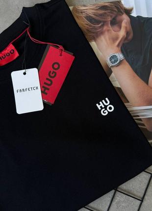 Мужская футболка hugo boss люкс качестваTM️