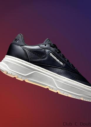 Кросівки reebok club c double geo. оригінал. розмір 39 - 25.5 см