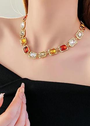 Кольє royal geometry в стилі christian dior, чокер2 фото