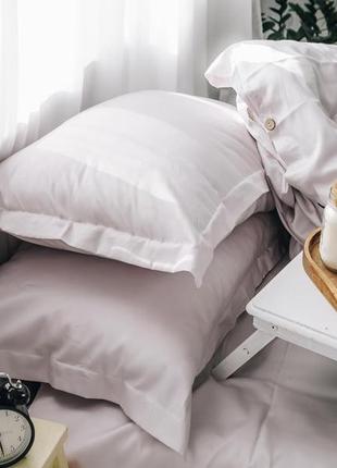 Комплект постельного белья двуспальный pearl с натурального сатина 180х210 см