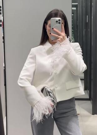 Пиджак блейзер жакет zara