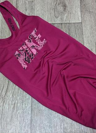 Малинова спортивна майка для спорту фітнесу від nike оригінал
