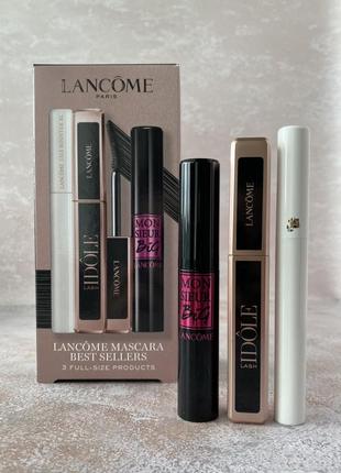 Lancôme - lancôme mascara bestsellers set - подарунковий набір повнорозмірних тушей, 5.5 ml, 8 ml, 10 ml