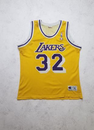 NBA LAKERS magic johnson 90sチャンピオンユニフォーム NBA LAKERS magic johnson 90sチャンピオンユニフォーム Vintage