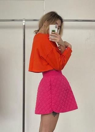Мини юбка keepstyle розовая