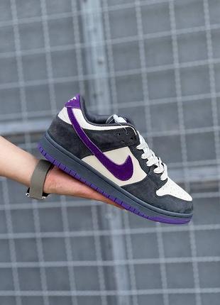 Кросівки nike sb dunk low pro grey cell