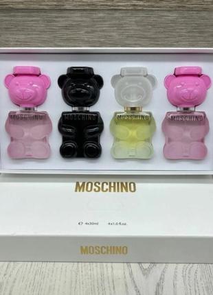 Парфумована вода moschino toy шикарний набір від moschino москіно той 4×30 мл