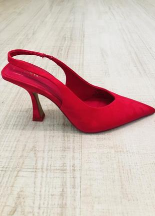Туфли zara розовые леопард3 фото
