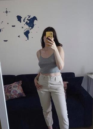 Бежеві брюки zara