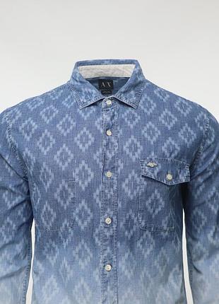 Мужская красивая рубашка armani exchange оригинал [ l ]
