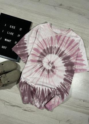 Футболка тай дай pink victoria’s secret