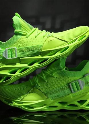 Спортивные (женские) кроссовки «fashion sport» зеленого цвета, 37 размер