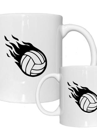 Чашка кружка волейбол. volleyball. спорт
