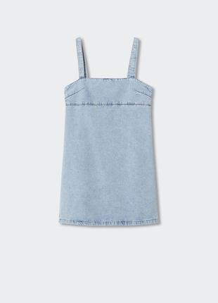 Платье, джинсовый сарафан mango