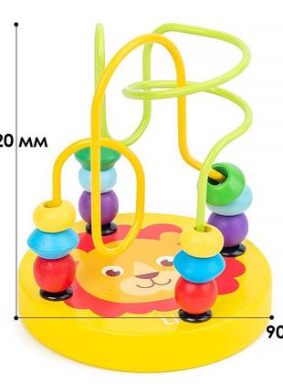 Детская развивающая игрушка lesko dl-041301 деревянная лабиринт 3шт