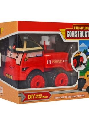 Детский конструктор транспорт робокар поли jd1899-14a с отверткой (вид 1)