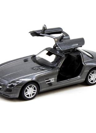 Машинка металлическая kt5349w mercedes-benz sls amg (черный)