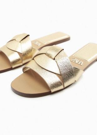Шлепанцы zara. размер 38.