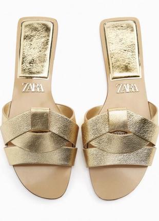 Шлепанцы zara. размер 38.