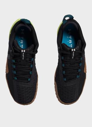 Мужские черные кроссовки ua tribase reign 6