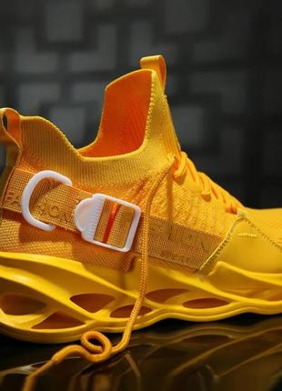 Спортивные (женские) кроссовки «fashion sport» желтого цвета, 40 размер2 фото