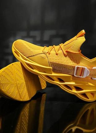 Спортивные (женские) кроссовки «fashion sport» желтого цвета, 40 размер3 фото
