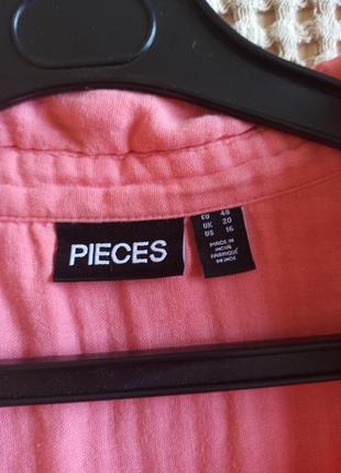 Муслиновая рубашка муслин, хлопок