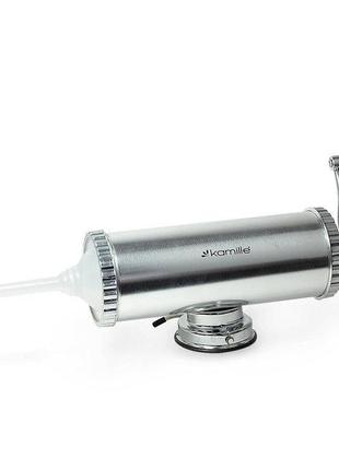 Шприц для починання ковбас з насадками kamille km-6501