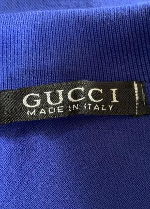Спортивна сукня плаття міді синього кольору розмір s gucci італія бавовняна3 фото