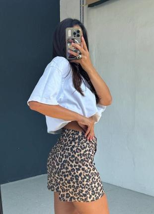 Шорти джинсові крутий принт