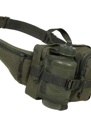Сумка с флягой mil-tec fanny pack olive