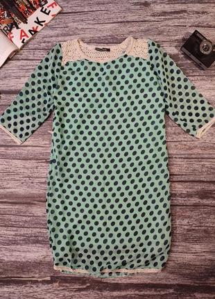 Сукня в горошок з мереживом❗❗❗ мінімальна сума замовлення 50грн