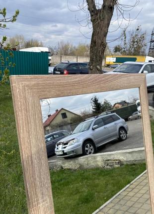 Зеркало напольное в прямой раме цвета дуб сонома на ножке 150 х 50 см