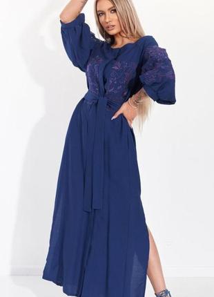 Сукня вишиванка лляна4 фото