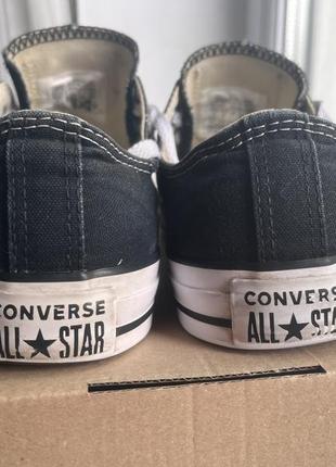 Кеди converse 40 розмір (25,5) чорні4 фото