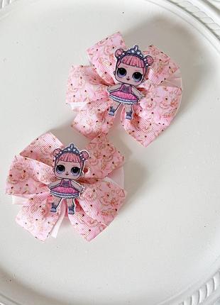 Набор бантиков на резинке резинки лол,бантики лол