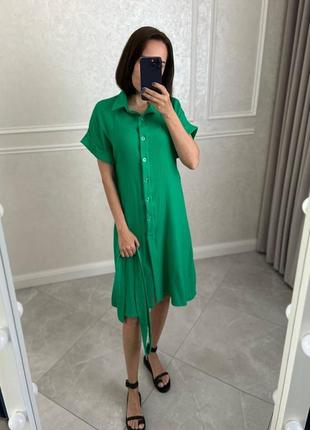 Жіночі літня сукня сорочка,платье рубашка муслин,муслін,сарафан,легка,вільна,легка