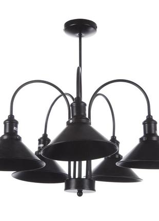 Люстра потолочная brille 60w e27 черный