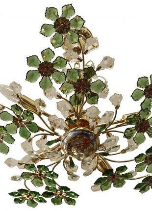 Люстра потолочная brille 60w e14 золотистый