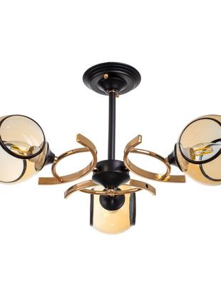 Люстра brille 60w e27 черный