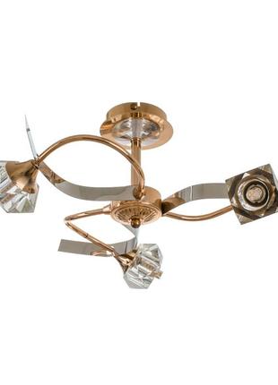 Люстра потолочная brille 40w g9 золотистый