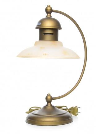 Настільна лампа лофт brille elvis-001 бронзовий