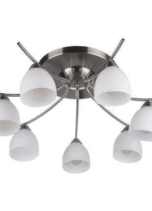 Люстра стельова brille 40w e14 нікель