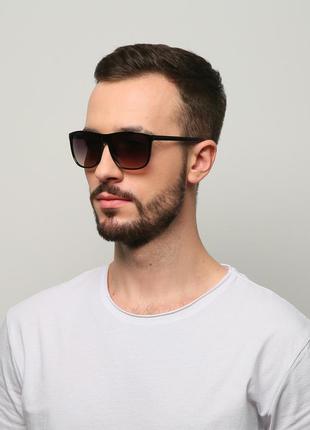 Солнцезащитные очки luckylook мужские 850-690 классика one size коричневый серый