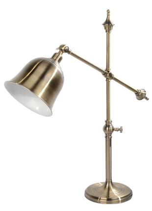 Настільна лампа лофт brille 60 w bl-156 латунь
